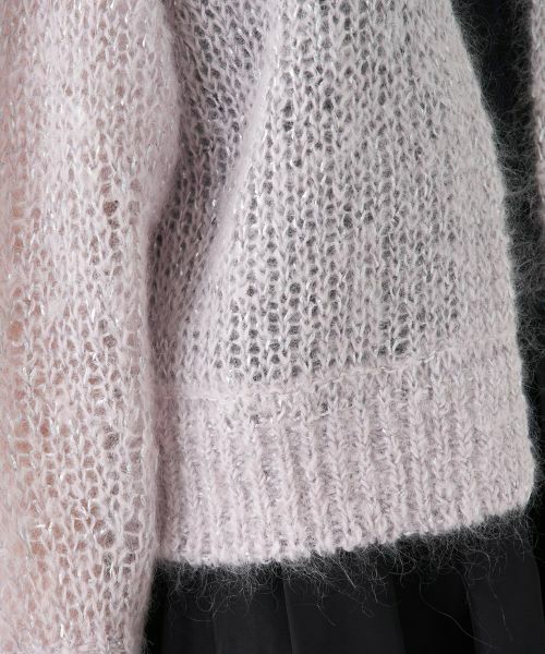 LANVIN COLLECTION / ランバン コレクション ニット・セーター | モヘヤラメカーディガン | 詳細15
