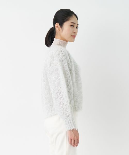 LANVIN COLLECTION / ランバン コレクション ニット・セーター | モヘヤラメカーディガン | 詳細3