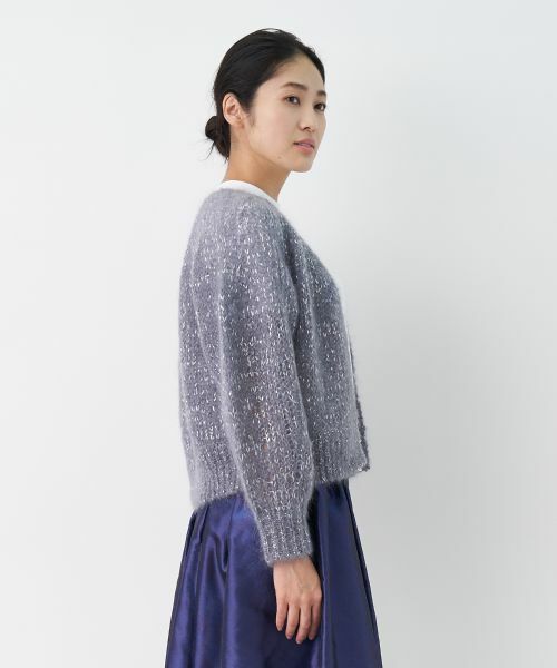 LANVIN COLLECTION / ランバン コレクション ニット・セーター | モヘヤラメカーディガン | 詳細8