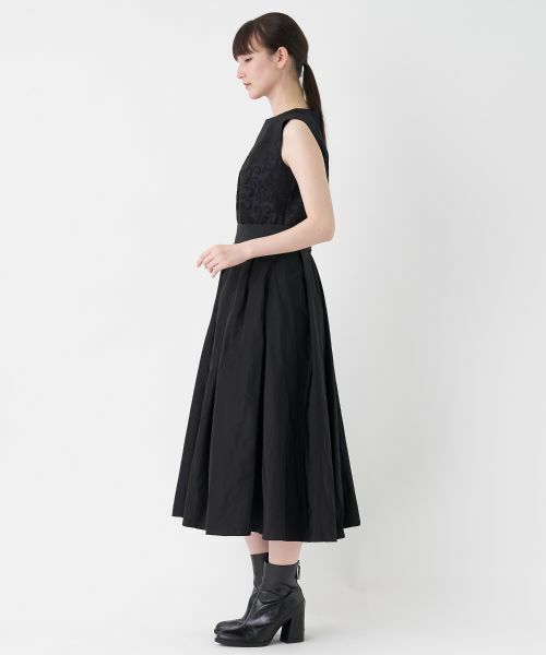 LANVIN COLLECTION / ランバン コレクション ドレス | スリーローズジャカードドッキングワンピース | 詳細1