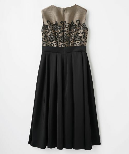 LANVIN COLLECTION / ランバン コレクション ドレス | スリーローズジャカードドッキングワンピース | 詳細6