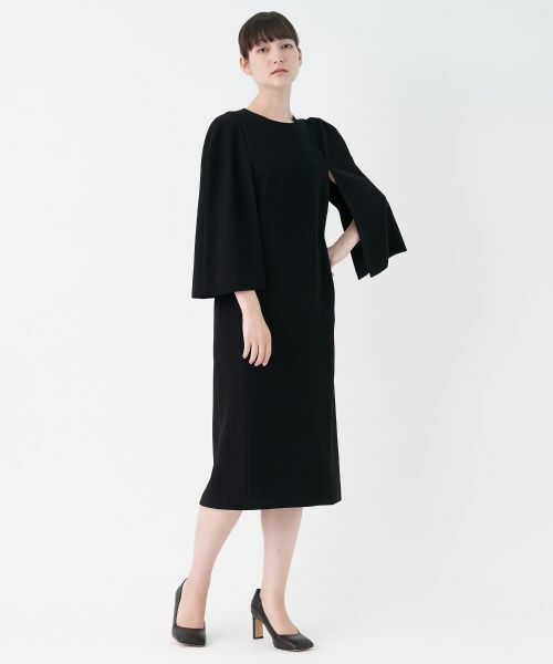 LANVIN COLLECTION / ランバン コレクション ドレス | ケープスリーブワンピース | 詳細4