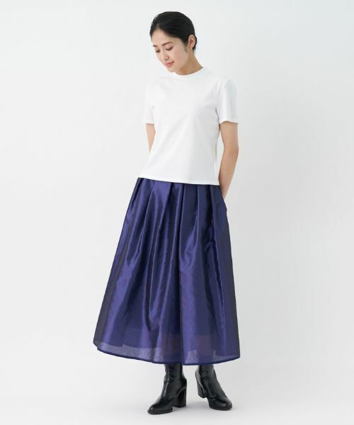 LANVIN COLLECTION / ランバン コレクション ロング・マキシ丈スカート | タックスカート | 詳細8