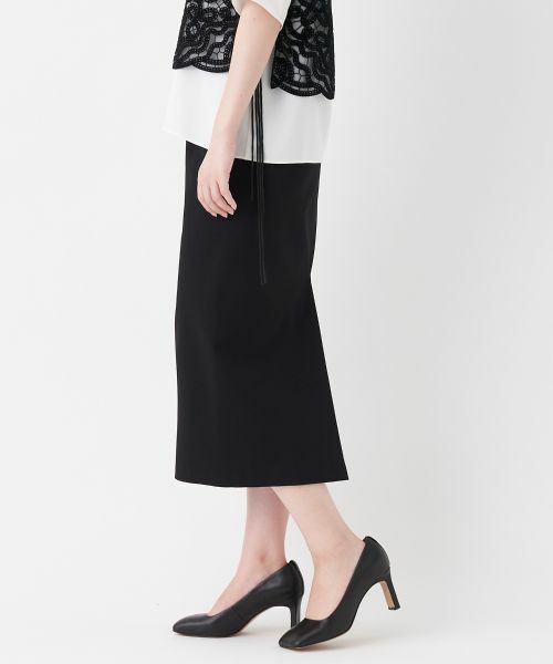 LANVIN COLLECTION / ランバン コレクション ロング・マキシ丈スカート | 【セットアップ対応商品】ミモレ丈タイトスカート | 詳細1