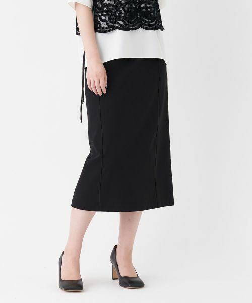 LANVIN COLLECTION / ランバン コレクション ロング・マキシ丈スカート | 【セットアップ対応商品】ミモレ丈タイトスカート | 詳細4