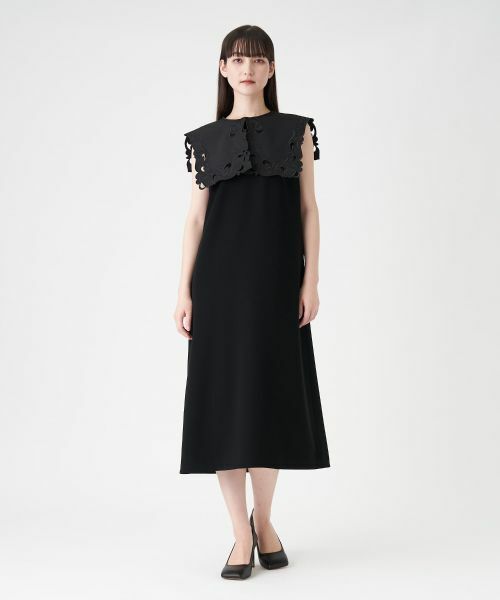 LANVIN COLLECTION / ランバン コレクション ドレス | レースカラー2wayワンピース | 詳細7