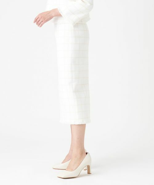 LANVIN COLLECTION / ランバン コレクション ロング・マキシ丈スカート | 【セットアップ対応商品】ツイードチェックスカート | 詳細10