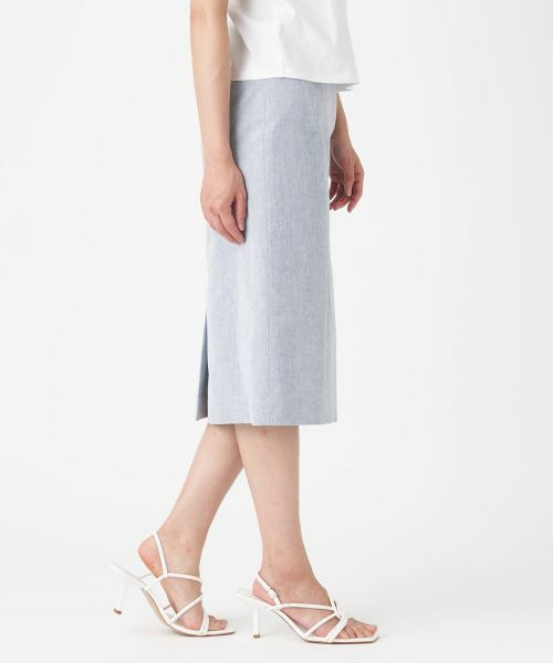 LANVIN COLLECTION / ランバン コレクション ロング・マキシ丈スカート | ホームスパンタイトスカート | 詳細2
