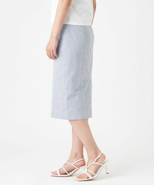 LANVIN COLLECTION / ランバン コレクション ロング・マキシ丈スカート | ホームスパンタイトスカート | 詳細4