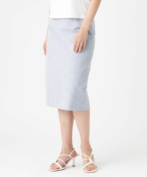 LANVIN COLLECTION / ランバン コレクション ロング・マキシ丈スカート | ホームスパンタイトスカート | 詳細5