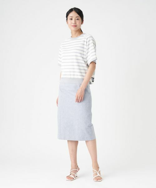 LANVIN COLLECTION / ランバン コレクション ロング・マキシ丈スカート | ホームスパンタイトスカート | 詳細6