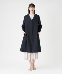 LANVIN COLLECTION / ランバン コレクション その他アウター | Vネックノーカラーコート