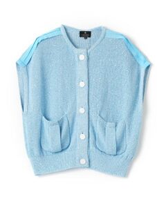 LANVIN COLLECTION / ランバン コレクション ニット・セーター | スパングルノースリーブカーディガン