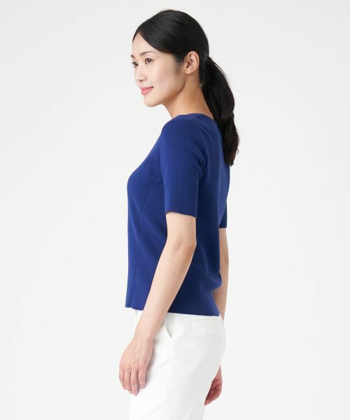 LANVIN COLLECTION / ランバン コレクション ニット・セーター | スクエアネックセーター | 詳細1