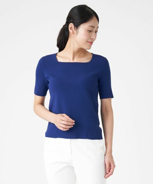 LANVIN COLLECTION / ランバン コレクション ニット・セーター | スクエアネックセーター | 詳細4