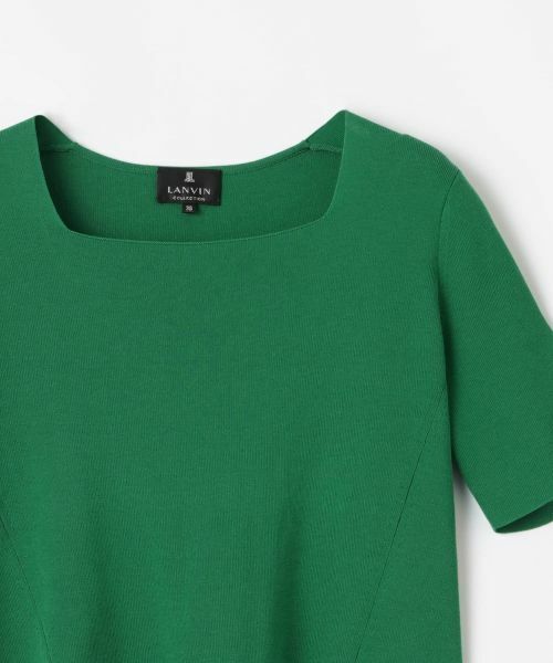 LANVIN COLLECTION / ランバン コレクション ニット・セーター | スクエアネックセーター | 詳細7