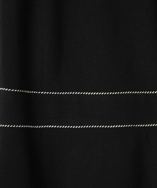 LANVIN COLLECTION / ランバン コレクション ドレス | ノースリーブドビーストレッチワンピース | 詳細9