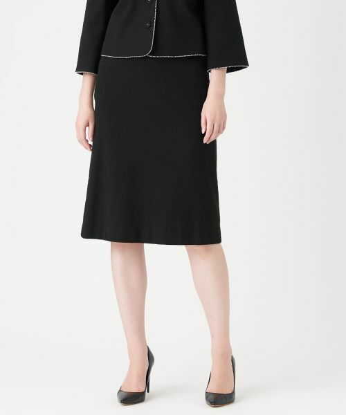 LANVIN COLLECTION / ランバン コレクション ロング・マキシ丈スカート | ドビーストレッチタイトスカート | 詳細4