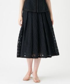 LANVIN COLLECTION / ランバン コレクション ロング・マキシ丈スカート | サークルカットジャカードフレアスカート