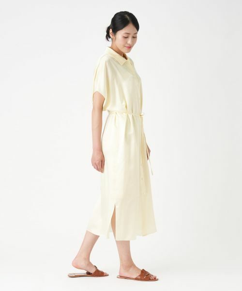 LANVIN COLLECTION / ランバン コレクション ドレス | シルクキュプラサテンワンピース | 詳細4