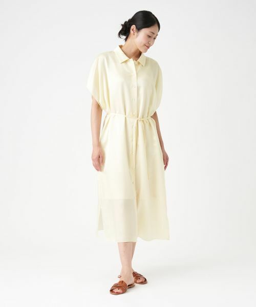 LANVIN COLLECTION / ランバン コレクション ドレス | シルクキュプラサテンワンピース | 詳細5