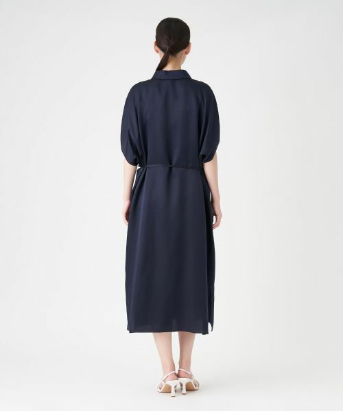 LANVIN COLLECTION / ランバン コレクション ドレス | シルクキュプラサテンワンピース | 詳細8