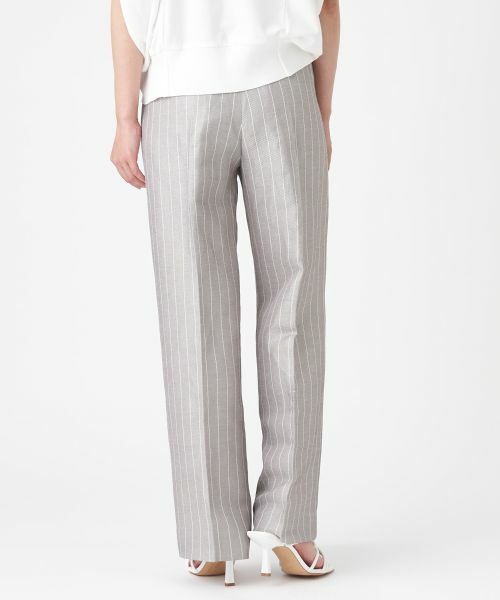 LANVIN COLLECTION / ランバン コレクション その他パンツ | 【セットアップ対応商品】ピンストライプセミワイドパンツ | 詳細3