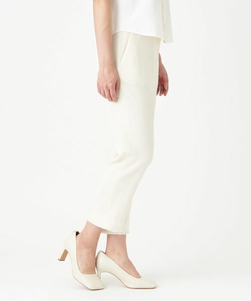 LANVIN COLLECTION / ランバン コレクション その他パンツ | ツイードクロップドパンツ | 詳細1