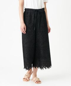 LANVIN COLLECTION / ランバン コレクション その他パンツ | エンブロイダリーレースワイドパンツ