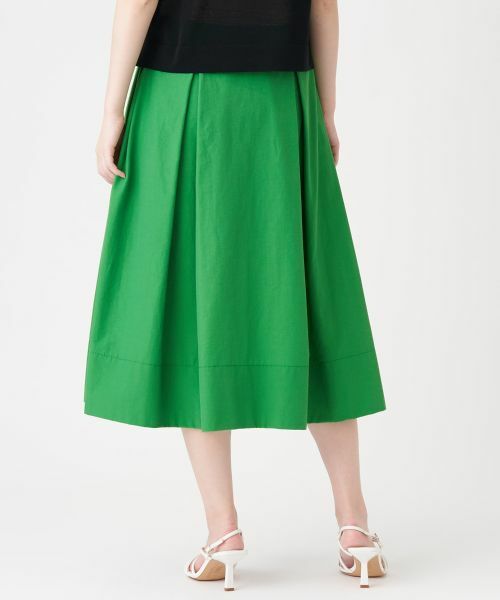 LANVIN COLLECTION / ランバン コレクション ロング・マキシ丈スカート | コットンナイロンタフタフレアスカート | 詳細3