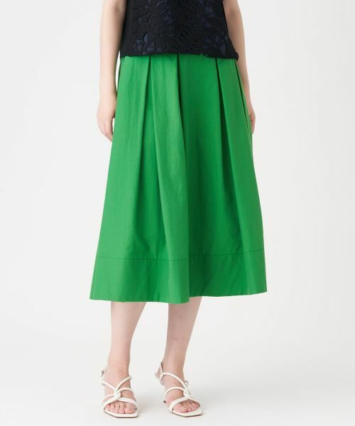 LANVIN COLLECTION / ランバン コレクション ロング・マキシ丈スカート | コットンナイロンタフタフレアスカート | 詳細5