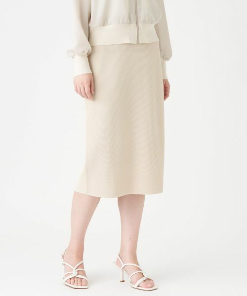 LANVIN COLLECTION / ランバン コレクション ロング・マキシ丈スカート | ミラノリブニットスカート | 詳細1