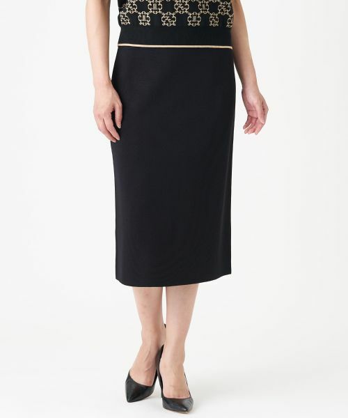 LANVIN COLLECTION / ランバン コレクション ロング・マキシ丈スカート | ミラノリブニットスカート | 詳細12