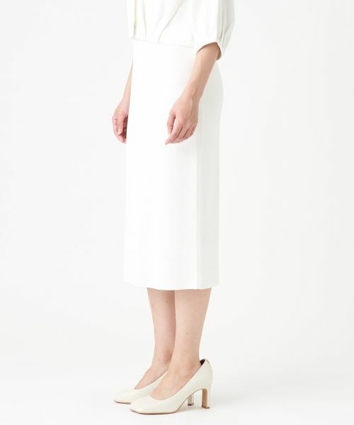 LANVIN COLLECTION / ランバン コレクション ロング・マキシ丈スカート | ミラノリブニットスカート | 詳細17