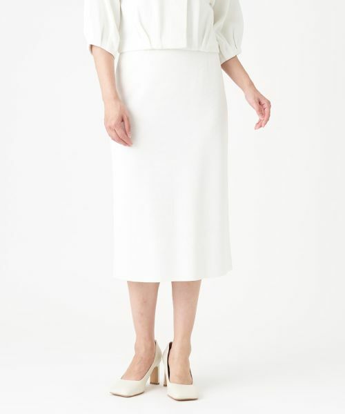LANVIN COLLECTION / ランバン コレクション ロング・マキシ丈スカート | ミラノリブニットスカート | 詳細18
