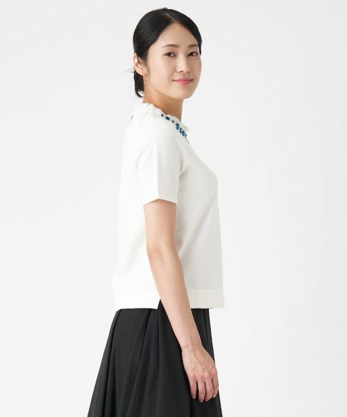 LANVIN COLLECTION / ランバン コレクション ニット・セーター | ネックビジューセーター | 詳細3