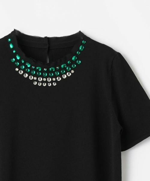 LANVIN COLLECTION / ランバン コレクション ニット・セーター | ネックビジューセーター | 詳細6