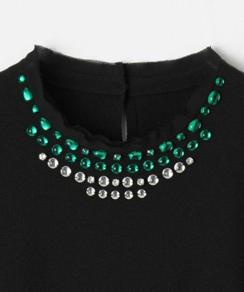LANVIN COLLECTION / ランバン コレクション ニット・セーター | ネックビジューセーター | 詳細7