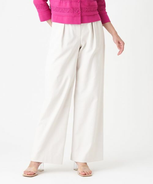 LANVIN COLLECTION / ランバン コレクション その他パンツ | オックスワイドパンツ | 詳細5