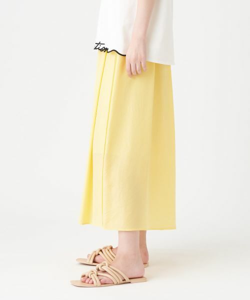 LANVIN COLLECTION / ランバン コレクション その他パンツ | キュプラシルクワイドパンツ | 詳細1