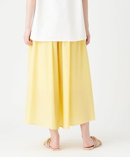 LANVIN COLLECTION / ランバン コレクション その他パンツ | キュプラシルクワイドパンツ | 詳細2