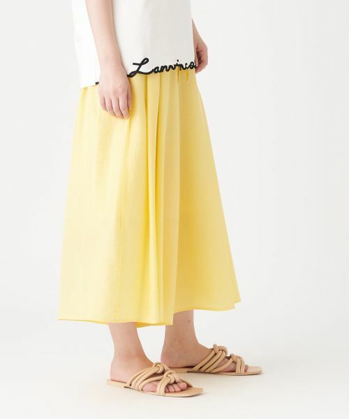 LANVIN COLLECTION / ランバン コレクション その他パンツ | キュプラシルクワイドパンツ | 詳細3