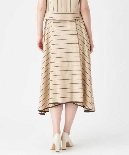 LANVIN COLLECTION / ランバン コレクション ロング・マキシ丈スカート | 【セットアップ対応商品】ビスコースワードボーダースカート | 詳細2