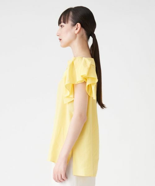 LANVIN COLLECTION / ランバン コレクション シャツ・ブラウス | キュプラシルクフレアスリーブブラウス | 詳細10