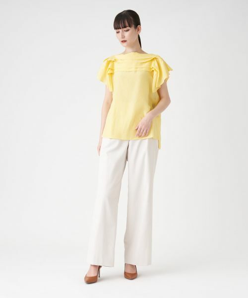 LANVIN COLLECTION / ランバン コレクション シャツ・ブラウス | キュプラシルクフレアスリーブブラウス | 詳細12