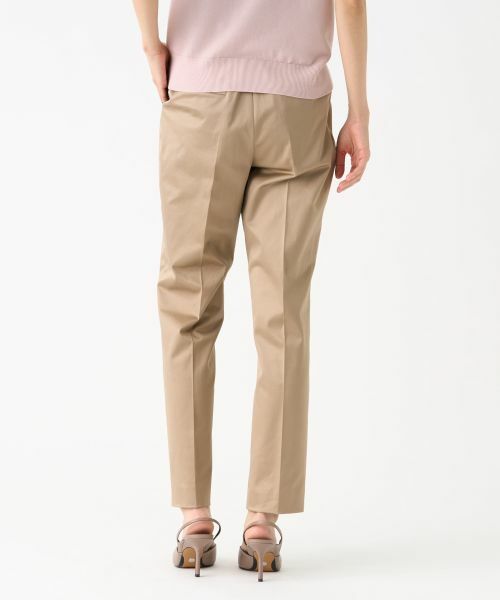 LANVIN COLLECTION / ランバン コレクション その他パンツ | コットンサテンストレッチパンツ | 詳細3