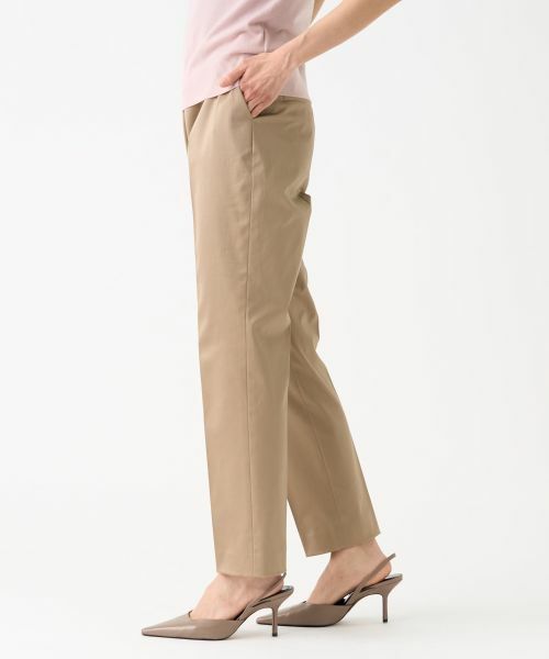 LANVIN COLLECTION / ランバン コレクション その他パンツ | コットンサテンストレッチパンツ | 詳細4