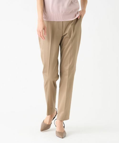 LANVIN COLLECTION / ランバン コレクション その他パンツ | コットンサテンストレッチパンツ | 詳細5