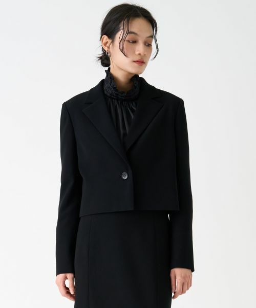 LANVIN COLLECTION / ランバン コレクション テーラードジャケット | コンパクトテーラードジャケット | 詳細1