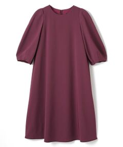 LANVIN COLLECTIONワンピース グリーン系パフスリーブミディドレス ワンピース|LANVIN COLLECTION | LANVIN COLLECTION | ランバン